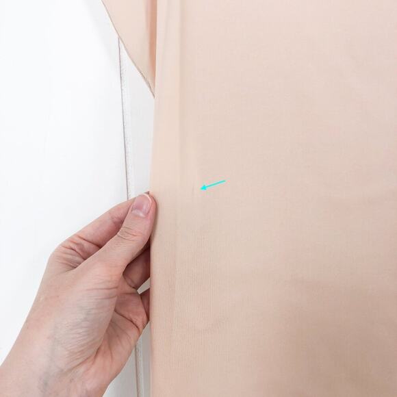 Spanx Thinstincts Open Bust Mid Thigh Bodysuit #10021P Plus Size 1X Soft Nude - Picture 5 of 15